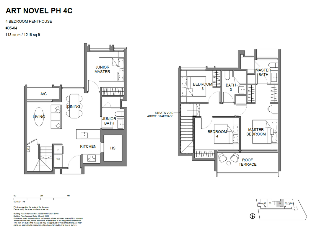 ART NOVEL PH4C floor plan